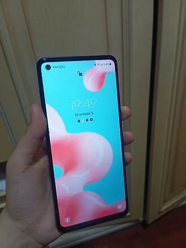 asus rog srtix: Samsung Galaxy A21S, rəng - Mavi, Barmaq izi — 4