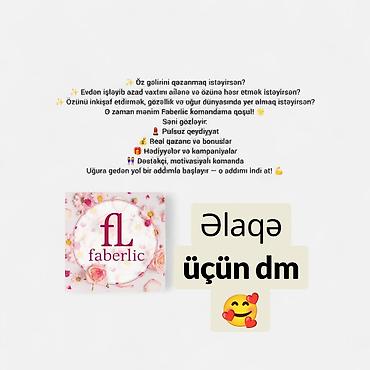 freelance smm vakansiya: Faberlic komandasında əməkdaşlıq imkanı - Evdən işləmək üçün çevik — 1