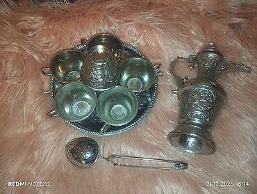 nabor desti: Çay dəsti, rəng - Ağ, Farfor — 3