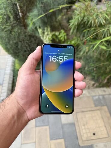 литий ионные аккумуляторы: IPhone X, Б/у, 64 ГБ, Desert Titanium, Защитное стекло, Чехол, Кабель, 100 %
