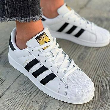 superstar: Кроссовки, 36, 37, 38, Adidas, Новый, цвет - Белый, Бесплатная доставка, Самовывоз — 1