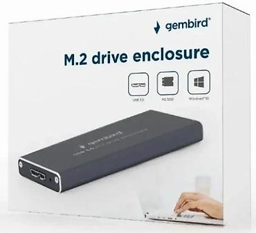 Hard diskovi, eksterni diskovi: Gembird M.2 USB 3.0 kućište za SSD - Kućište za M.2 SATA SSD – — 1