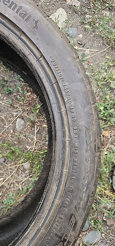 d 4d: Шины 245 / 40 / R 19, Лето, Б/у, Пара, Легковые, Польша, Continental — 4