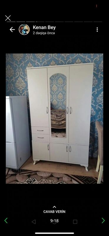 Sifarişlə dolablar: 155azn 3qapi Təzədir sifarişlə hazırlanır rəng seçimi isdeye görə — 13