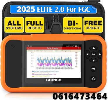 Alati za automobile: NOVO -LAUNCH X431 Creader Elite 2.0 OBD2 Ford GM Chrysler Full Systems — 7