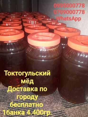 Другие продукты питания: Токтогульский мёд 
По городу бесплатная доставка