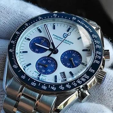 Ručni satovi: PAGANI DESIGN PD-1701 -Plava- Omega Speedmaster Moonwatch Potpuno nov — 2