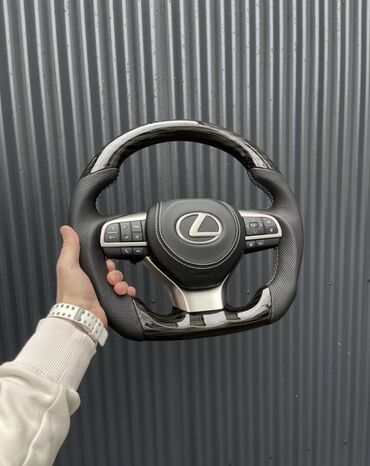 Другие детали рулевой части: Руль с анатомией для Lexus LX RX GX GS  Присылайте фото штатного для