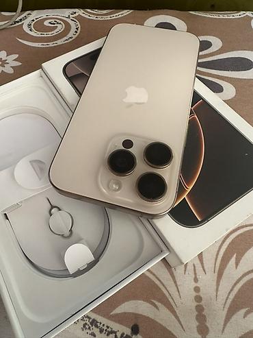 irsad electronics iphone 12 pro max: IPhone 16 Pro, 128 GB, Desert Titanium, Face ID — 2