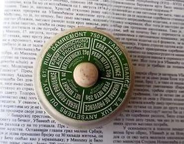 Staro posuđe i escajg: VTG Herbs De Provence posuda sa poklopcem oko 1960. Stara francuska — 10