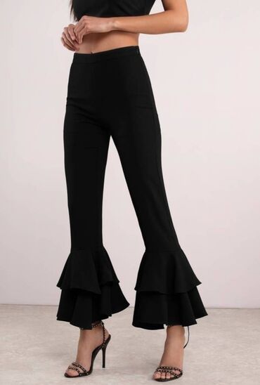 Pantalone: L (EU 40), Visok struk, Zvoncare — 13