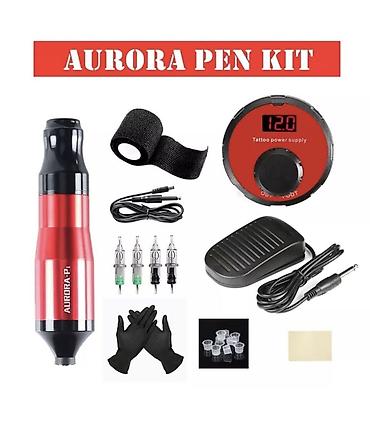 iş alətləri: AURORA PEN KIT – peşəkar döymə dəsti Dəst tərkibi: - Aurora P1 qələm — 1
