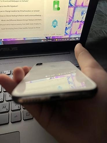 Apple iPhone: IPhone X, 64 ГБ, Серебристый, Чехол, 100 % — 7