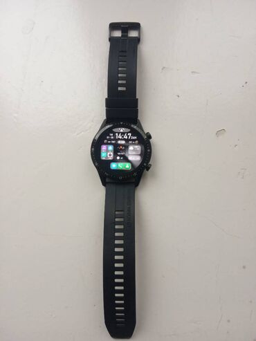 huawei watch gt 3: İşlənmiş, Smart saat, Huawei, Suya davamlı, rəng - Qara