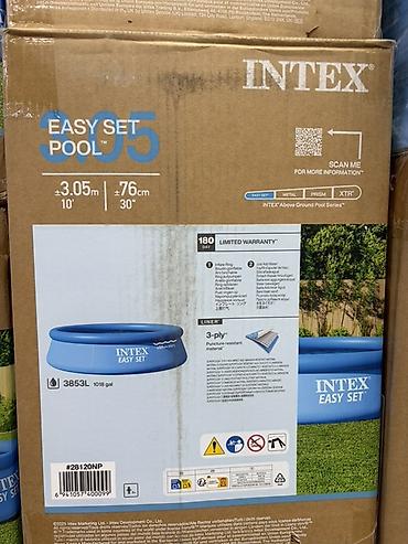 Надувной каркасный бассейн Intex Easy Set 3.05 м - Серия: Intex Easy