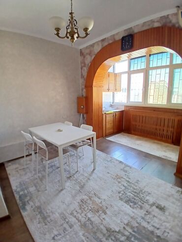 с хоз назначения: 2 бөлмө, 55 кв. м, 106-серия, 9 кабат, Косметикалык ремонт