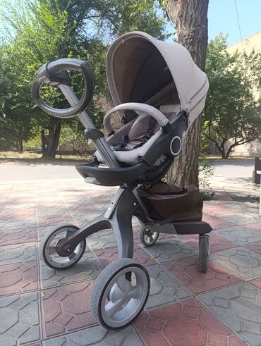 коляска stokke xplory цена: Коляска, цвет - Коричневый, Б/у