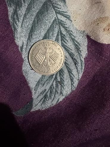 Монеты: Монета ФРГ 2 Deutsche Mark, выпуск 1979 года. - Номинал: 2 немецкие — 2