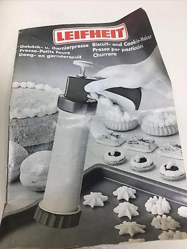 Kuhinjska oprema: Leifheit Biscuit- and Cookie-Maker – presa za kekse i dekorisanje - — 3