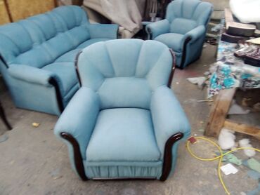 Ремонт, реставрация мебели: Ремонт-реставрацияперетяжка мягкой мебели. Замена обивочной — 12