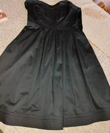 женское платье с воланом: Коктейльное платье, Миди, M (EU 38)
