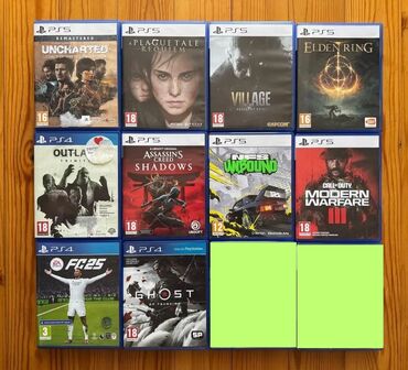 playstation 3 ucuz: PS5 Uncharted Thieves Collection - 35 azn PS5 A Plague Tale Requiem -