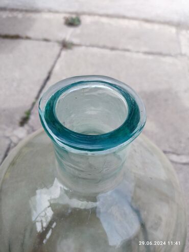 стеклянные посуды: Стеклянная бутыль, 21 литровая