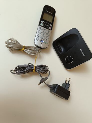 retro ev telefonu: Stasionar telefon Panasonic, Simsiz, İşlənmiş, Ünvandan götürmə, Pulsuz çatdırılma, Ödənişli çatdırılma
