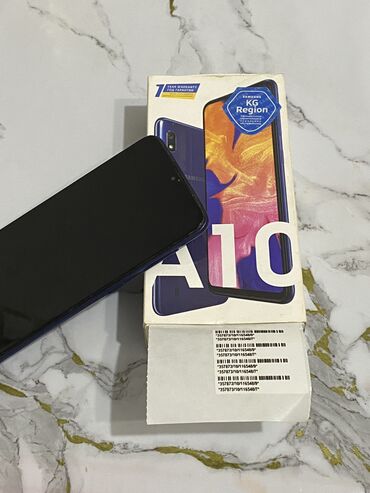 продам телефон самсунг: Samsung Galaxy A10, Б/у, 32 ГБ, цвет - Фиолетовый, 2 SIM