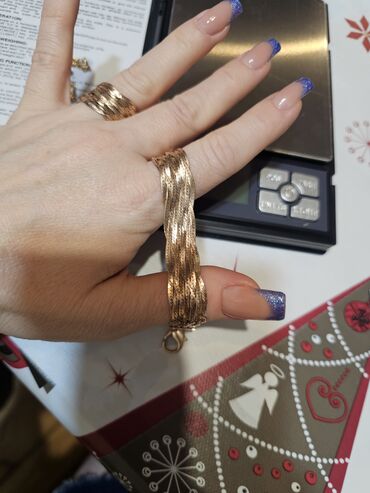 Boyunbağılar: Qızılı rəngli çoxsıralı zəncir/kolye - Material: metal ərintisi — 4