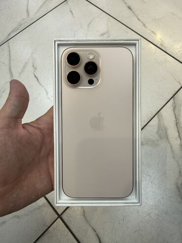 мобильные телефоны ми новые без бу: IPhone 16 Pro Max, Новый, 256 ГБ, Desert Titanium, Коробка, Чехол, Защитное стекло, 94 %