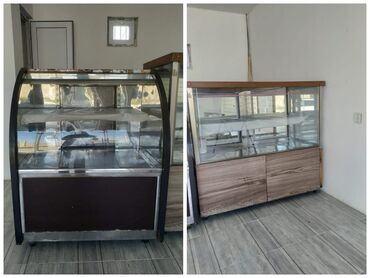 Soyuducu vitrinləri: Vitrin satılır 2 Əded balaca ölcusu 1. 50 Böyük vitrin ölüsü 2.50metir