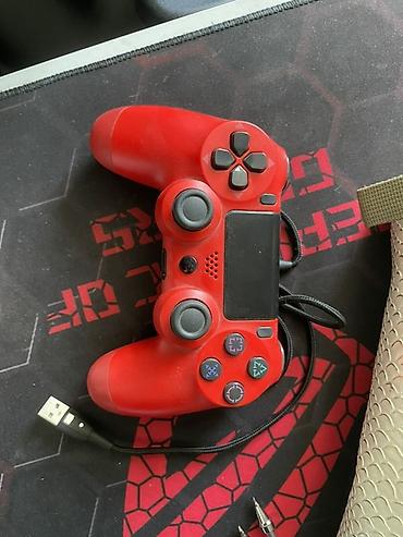 джойстики usb ps3: Геймпад Sony DualShock 4 (PS4), цвет красный. Состояние отличное — 1