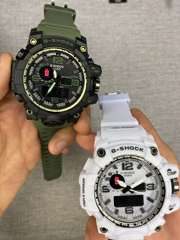 куш сатам: Спорттук сааттар саат, Casio (G-Shock), Таймер жана секунда өлчөгүч, Суу өткөрбөөчү, Эркектердики, Жаңы