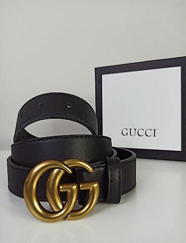 tudors kaisevi: Gucci GG kaiš u klasičnoj crnoj boji sa prepoznatljivom — 1