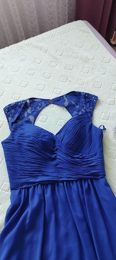 esprit torba: Predivna royal blue svečana haljina, gornji deo je ojačan i može da — 3