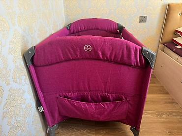 Манежи: Uşaq üçün qatlanan çarpayı/oyun manesi – “Baby Home” (alçaq yanlı — 1