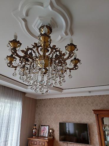 lustr ventilator: Çılçıraq, 8 lampa, Metal — 1