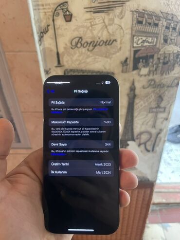 Apple iPhone: IPhone 15 Pro, 128 GB, Blue Titanium, Face ID