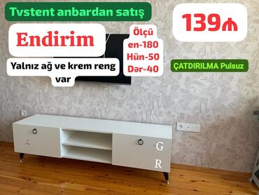 Tv stend tv alti sifarisle hazırlanır. ⚜️Rəng ve olcu seçimi var