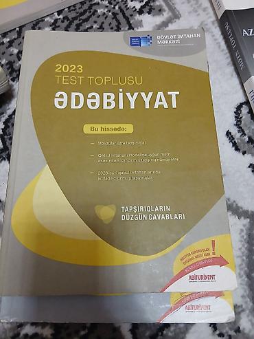Ədəbiyyat Testlər 11-ci sinif, DİM, 1-ci hissə, 2023 il