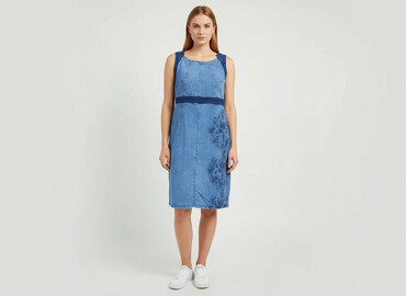 sukienki midi rozkloszowane: Denim, Сукня жіноча, розмір L