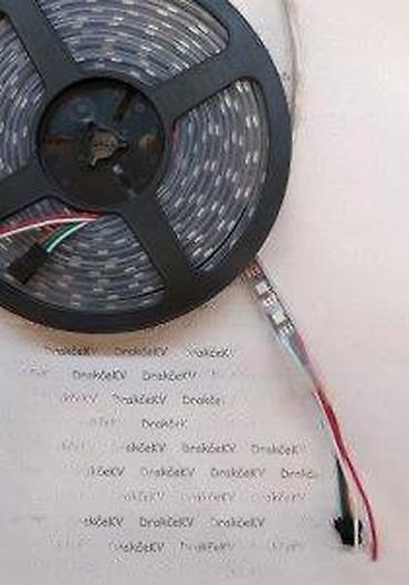 Rasveta: WS2812B LED TRAKA VODOOTPORNA IP65 5 METARA 5V 60 DIODA/M | RF — 18