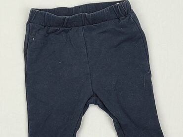 spodnie dresowe na szczupłego chłopca: Sweatpants, H&M, 3-6 months, condition - Very good