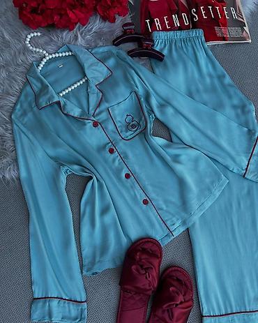 Пижамы: Пижамы из натуральной дышащей ткани Размеры Sm до 4XL 2000 сом — 7