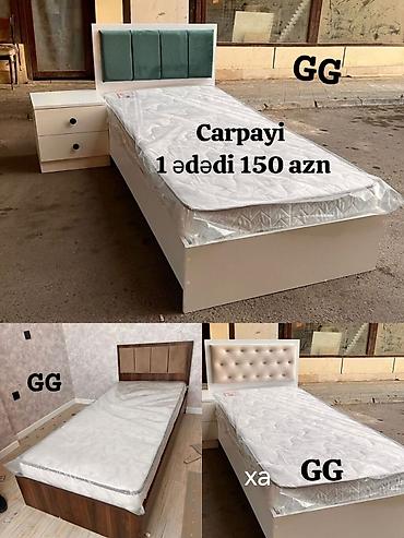 Çarpayılar: Tək nəfərlik çarpayı modelləri - Müxtəlif dizaynlar: ağ korpuslu — 26