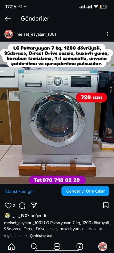 Paltaryuyan maşınlar: Paltaryuyan maşın 6 kq -da lalafo.az — 30 Paltaryuyan maşınlar: Paltaryuyan maşın 6 kq — 30