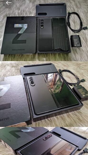 samsung z fold 3: Samsung Galaxy Fold 4, 256 GB, rəng - Qara, Zəmanət, Sensor, Barmaq izi