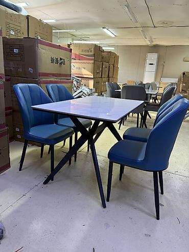 Кухонные столы и стулья: Кухонный стол и стул, цвет - Синий — 5