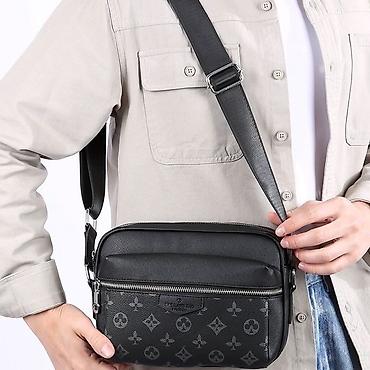 Сумки: Барсетка, Louis Vuitton, Материал: Искусственная кожа, Регулируемый ремень, Новый — 2